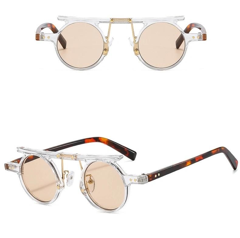 2022 Vintage Men Sunglasses Retro Showing Face Small Shades Glasses