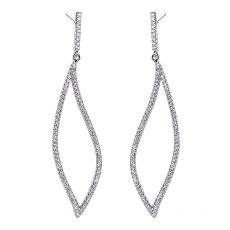 925 Silver Circle Drop Earring for Girls