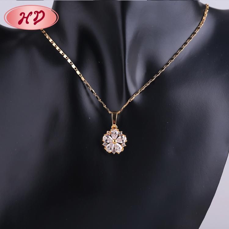 New Fashion Costume Zirconia 18K Gold Plated Jewelry Sets