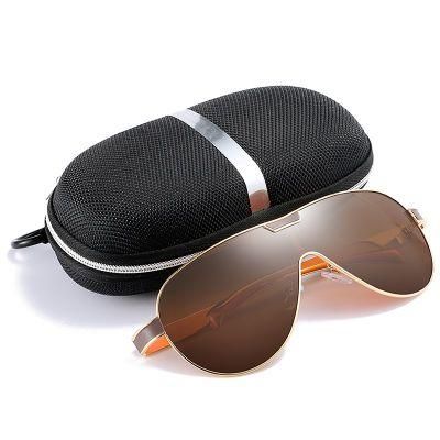 Metal Frame Quality Oversized Spring Leg Alloy Men Sunglasses