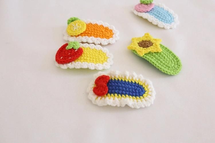 Crochet Fruit Snap Hair Clips Accessory Ym228