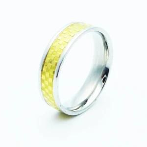 Fashion Stainless Steel Plated Gold Mesh Rings Jewelry