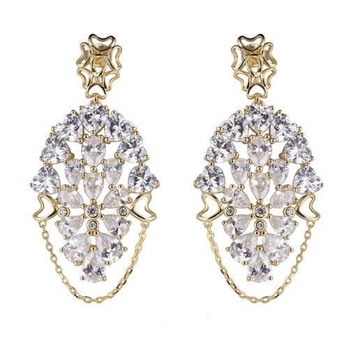 Fashion Party Female Silver or Brass Earring