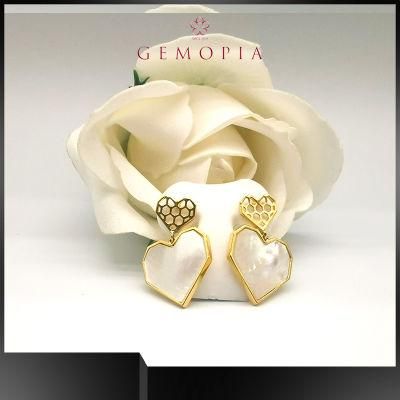Earrings in Gold Plated Trendy Blogger Dangle Earrings for Women