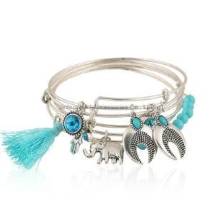5PCS Set Bracelets Boho Turquoise Bracelet Set for Statement Women Jewelry Party Gift