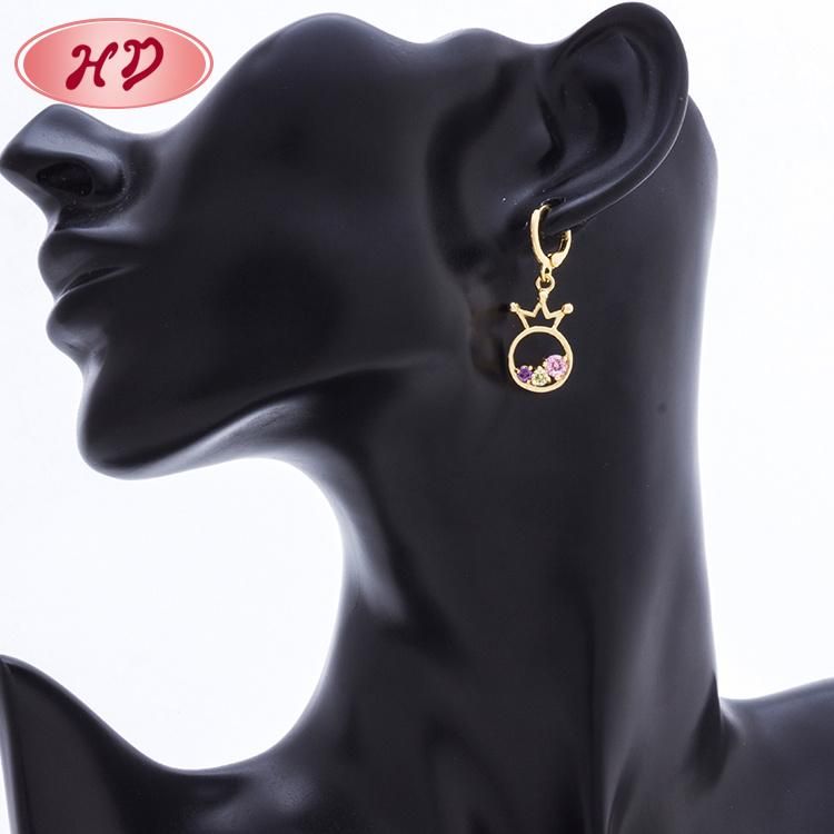 18K 14K Gold Plated Necklace Earrings Jewelry Set for Lady