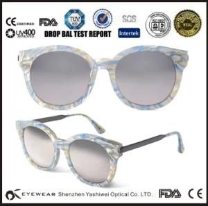 Lovely Design Acetate Sunglasses Without Any Decoration