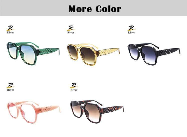 Fashion Diamond-Encrusted PC Frame Women Wholesale Sunglasses