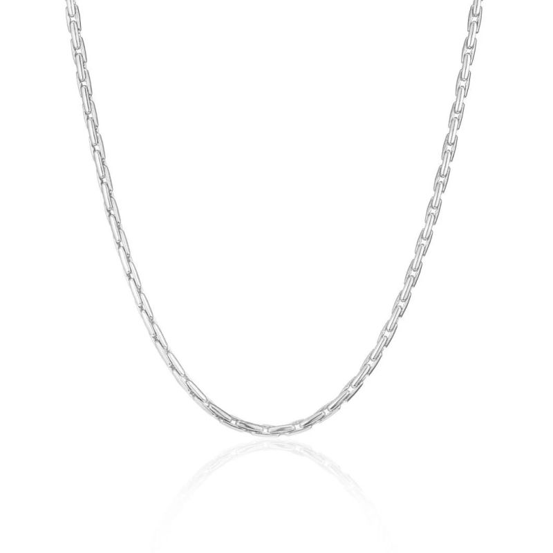 a K-Gold Version of a Collarbone Necklace with an Adjustable Strap