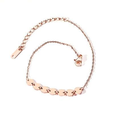 Circle Tag Classic Jewelry Anklets Female Sexy Feet Accessories Fashion Beach Anklet Bracelet