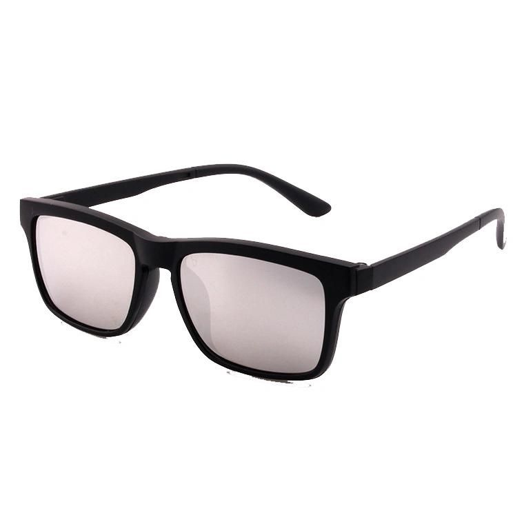 2017 Hot Selling Square Shape Clip on Sunglasses