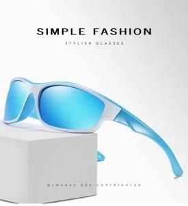Wholesales New Sports Men Polarized Sunglasses Cycling Sunglass Tr90 Frame