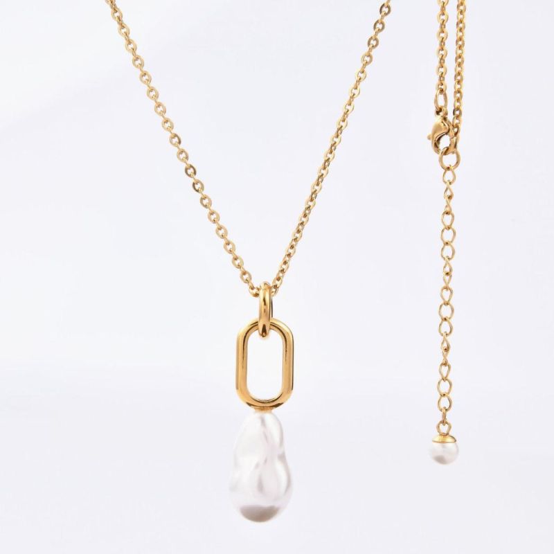 Fashion Elegant Jewelry Necklaces with Pearl Pendant Lady Jewellery Necklace Gift Design