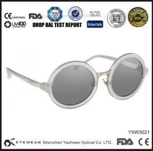 Latest Round Mirror Lens Sunglasses in Silver Color