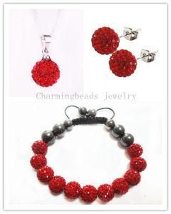 Fashion Clay Shamballa Beads Jewelry Bracelet, Fashion Jewelry Set
