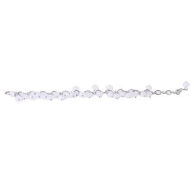 2020 New Product Charm Pearl Chain Bracelet White