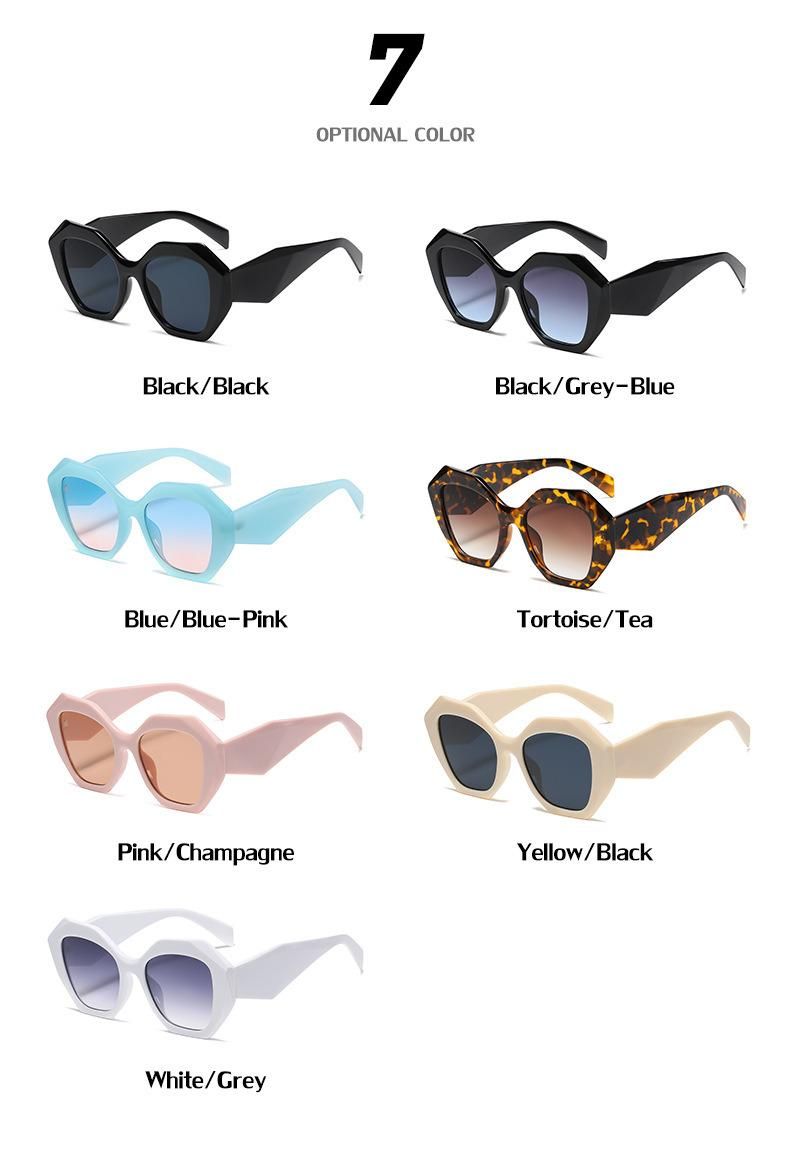 Best Hot Selling Women Wholesale Newest Style Sun Glasses Shades Colorful Oversized Fashion Trendy Sunglasses