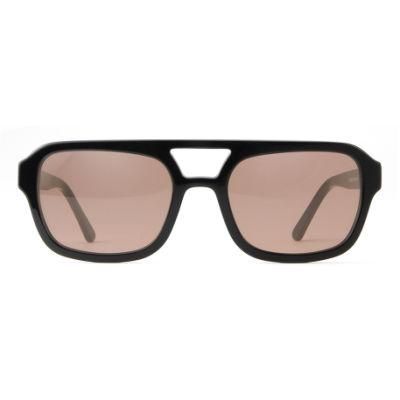 2022 Brand New Double Bridge Hand Made Acetate Sunglasses Cr39 Fancy Lens High Quality Luxury Collection