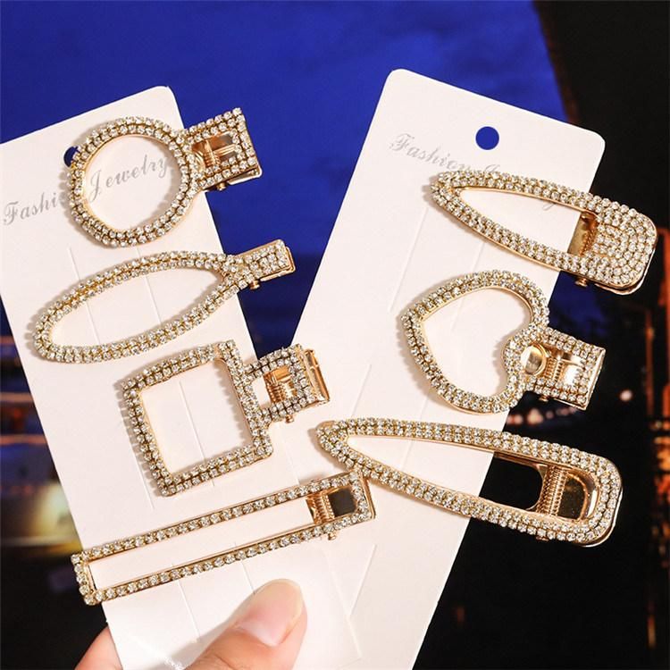 Fashion New Alloy Full of Diamonds Duckbill Clip Jewelry