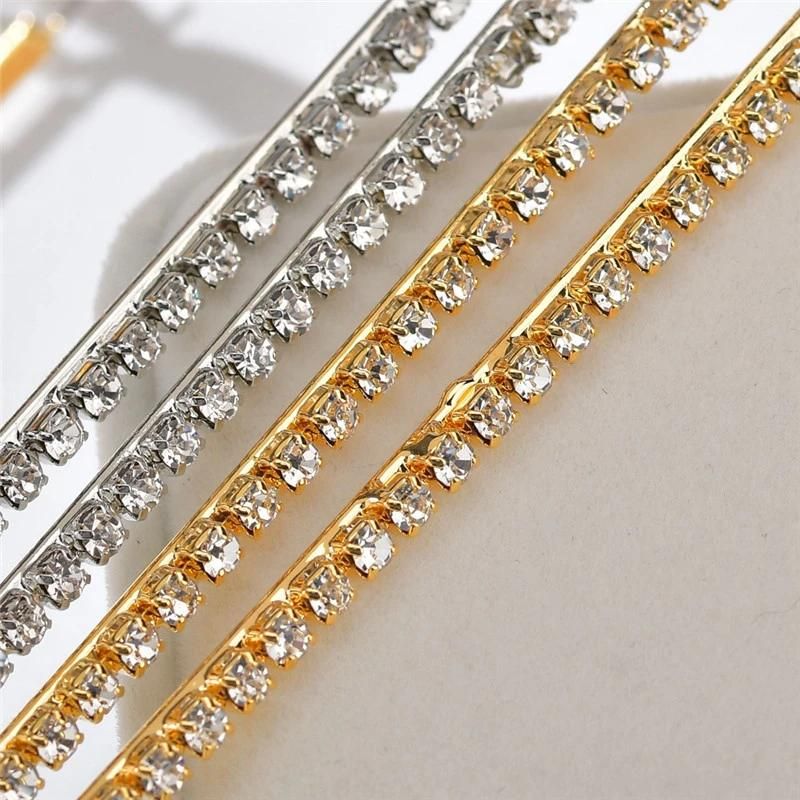 European Geometric 18K Gold Plated Sparkly Rhinestone Square Earrings Shiny Bling Crystal Diamond Statement Square Shape Earrings