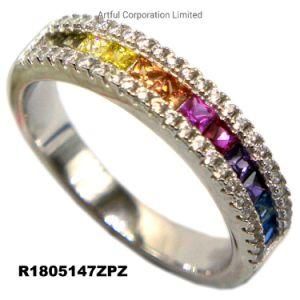 Rainbow Design 925 Sterling Silver Ring