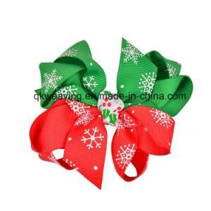 Fashion Colorful Decoration Bows Wholesale Christmas Hair Clip Girls