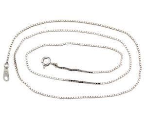 Fashion 925 Sterling Silver Chains Box Chains