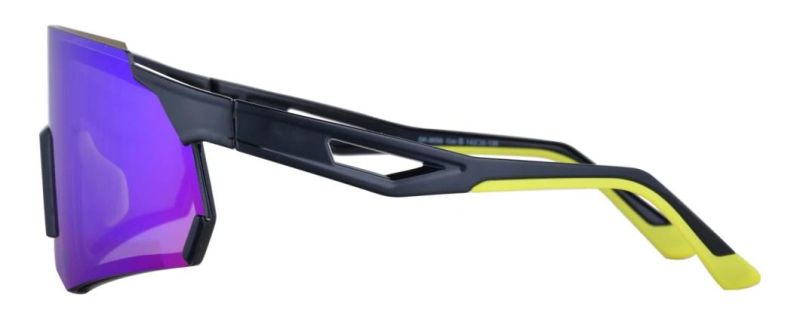 Mlt220302-2 Cool New Free Sample Bike Riding Nylon Premium Quality Cycling Glasses Sports Glasses with Green Revo