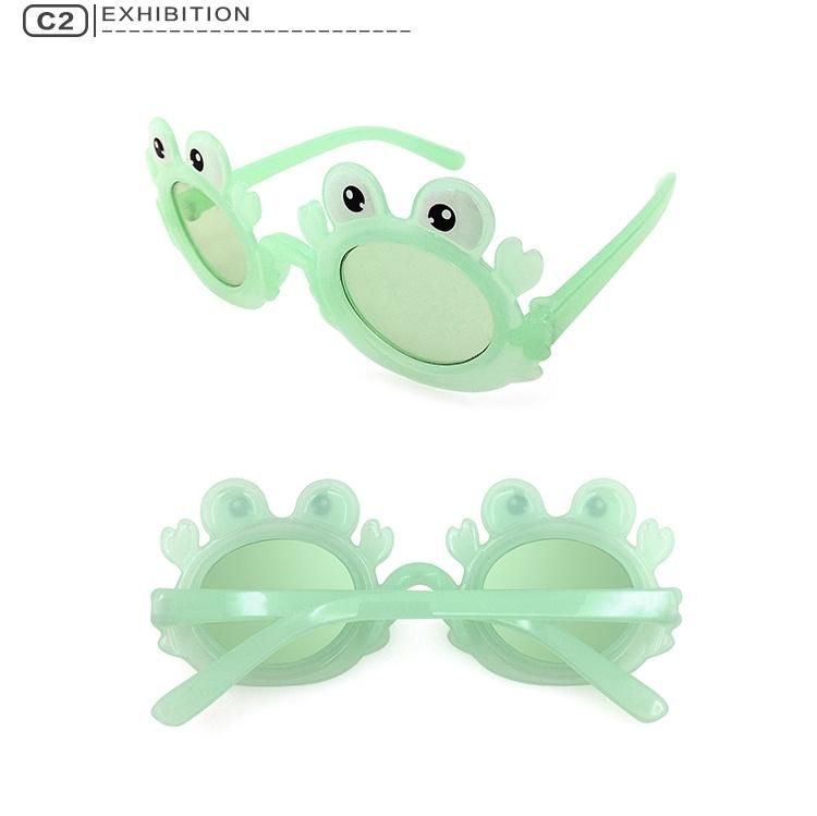 Lovely Cute Design Fashion Kids Children Boy Girl Frog Cartoon Print Sunglass UV400 Polarized Kids Sunglasses