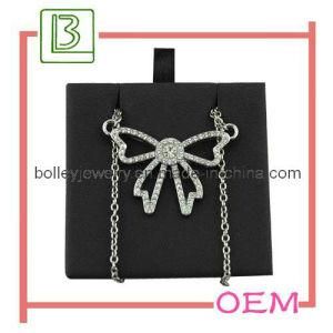 Diamond Butterfly Shape Metal Necklace