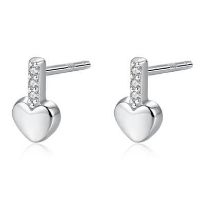 Copper-Colored Sliver or Golden Jewellery Stud for Her