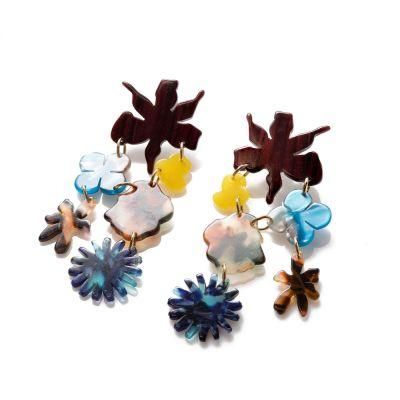 Fashion Flower Dangle Earrings Jewelry