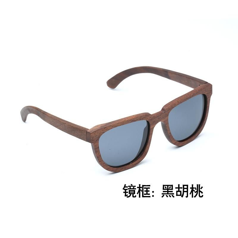 Unisex Fashion Handmade Polaroid Wooden Bamboo Sunglasses