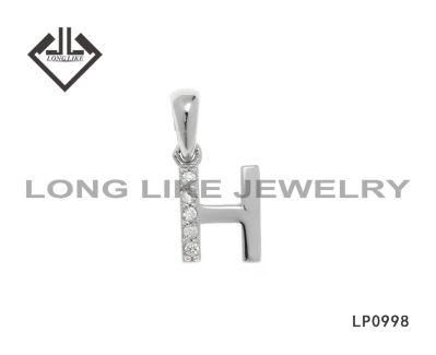925 Silver Jewelry Letter Pendant Alphabet Small Pendant