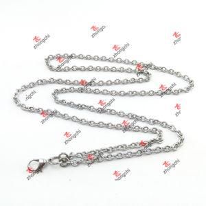 Factory Price Custom Stainless Steel Rolo Chain for Necklace (CSR60104)