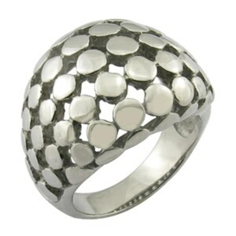 Hollow-out Ring Stainless Steel Ring