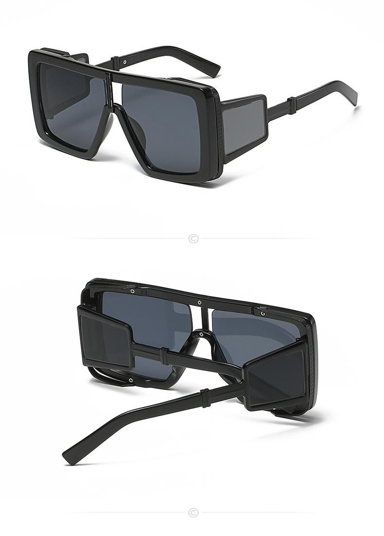 Fashionable Big Square Frame Special Leg Sunglasses