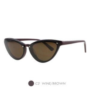 Acetate&Nylon Polarized Sunglasses, New Fashion Trangle Frame A19012-02