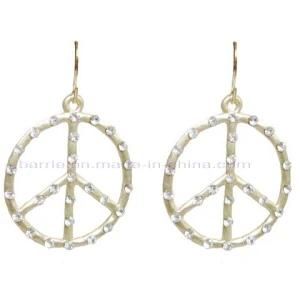 Peace Symbol Earrings (BHR-9011)