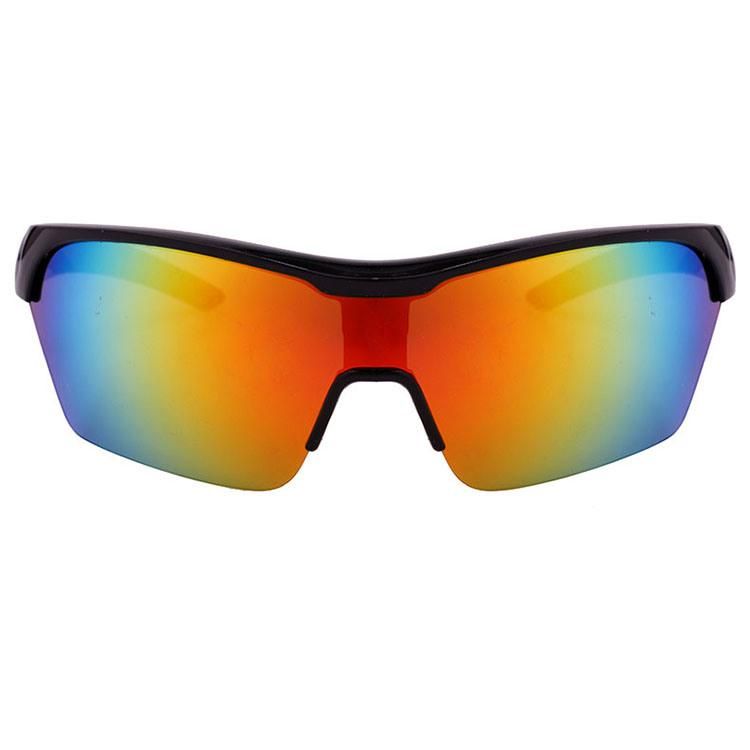 2018 Sporty Sunglass with Mirrored Lens
