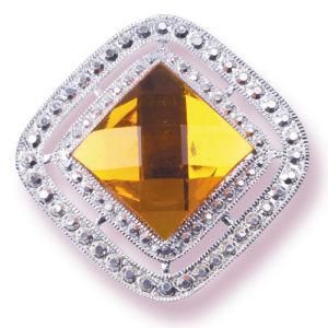 Garment Fashion Metal Brooch in Square Shaped (PL0225)