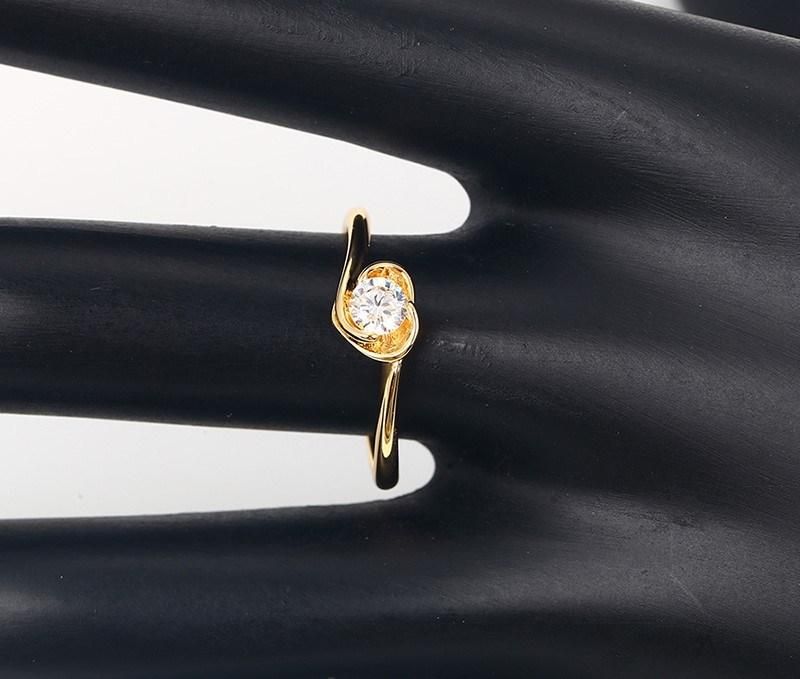 Unique Design Custom Rings Jewelry Women Wholesale 18 K Gold Diamond Rings