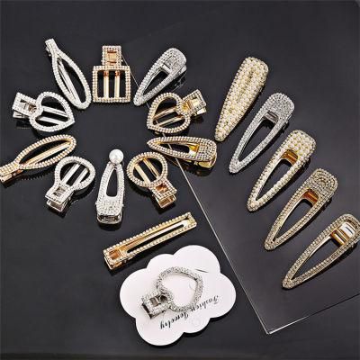 Fashion New Alloy Full of Diamonds Duckbill Clip Jewelry