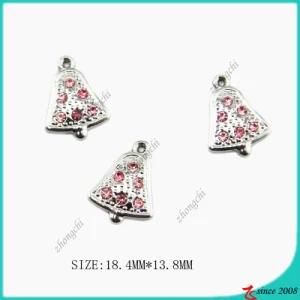 Zinc Alloy Metal Jingle Bell Charm for DIY Jewelry