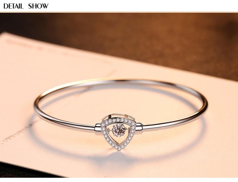 Stylish Zircon Bracelet Sparkles with a Diamond-Studded Classic