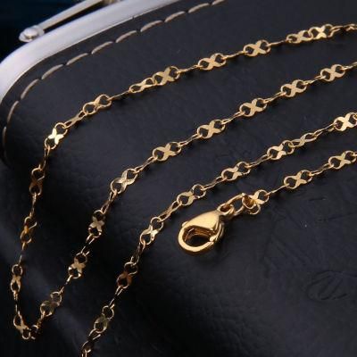 Stainless Steel Polished Eight- Figure Chain for Jewelry Accessories Necklace