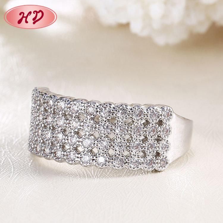18K Fashion Gold Plated Sample Latest Wedding Ring Designs