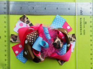 Cute Kids Ribbon Hair Bows