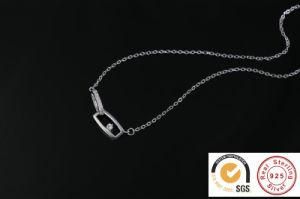 Fashion 925 Sterling Silver Necklace with Micro Pave Set Pendant Baam2006