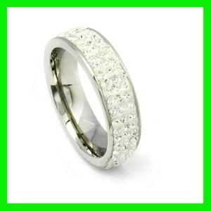 2012 Stainless Steel Jewellery Ring with CZ